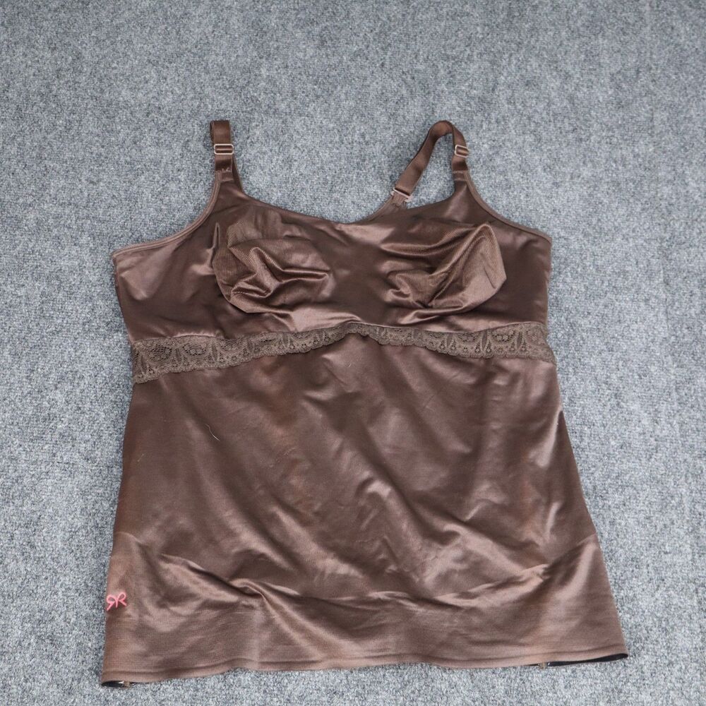 Ruby Ribbon Lace Cami Mauve color Style 3024 Size 48 NWOT